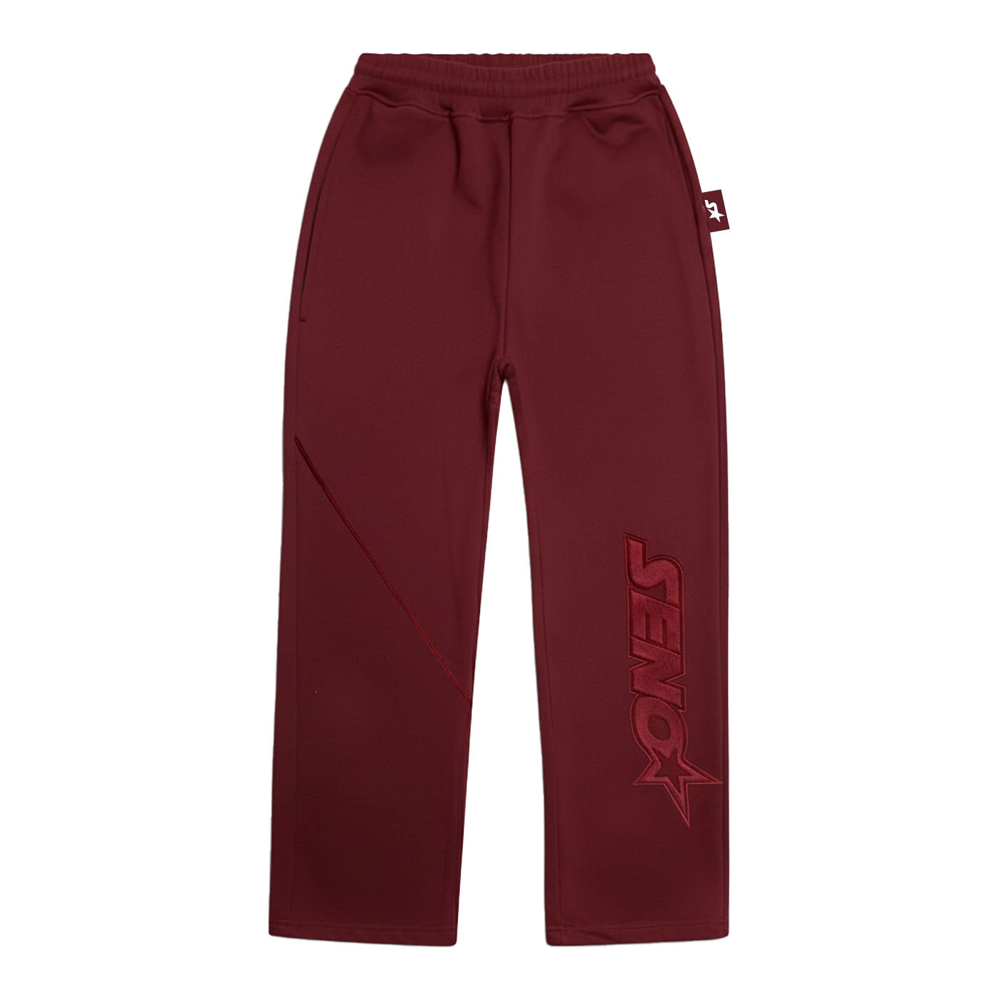 FLARED JOGGER BURGUNDY